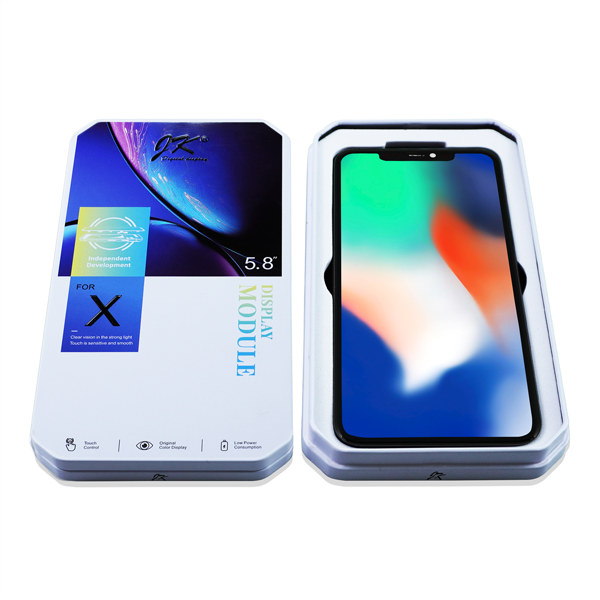 سعر المصنع أعلى البائع 5.8 بوصة شاشة LCD بديلة كاملة الشاشة لشاشة Iphone X LCD